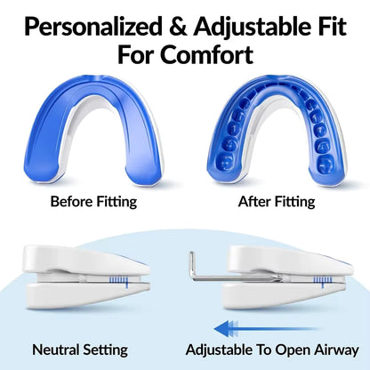 Medical Silicone Anti-Snoring Mouthpiece & Bruxism Sleep Aid Guard